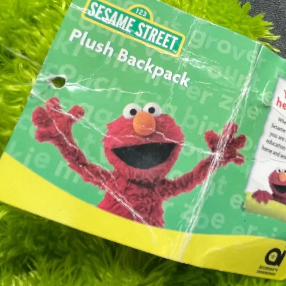 Sesame Street Oscar the Grouch Plush Backpack Accessory Innovation 14